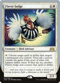 Flavor Judge - Unsanctioned (UND) #4 - Rare Magic: The Gathering Trading Card