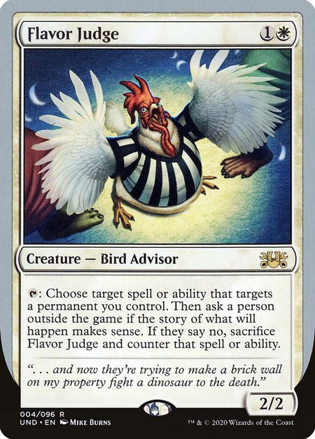 Flavor Judge - Unsanctioned Magic: The Gathering trading card
