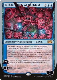 B.O.B. (Bevy of Beebles) - Unsanctioned (UND) #18 - Mythic Rare Magic: The Gathering Trading Card