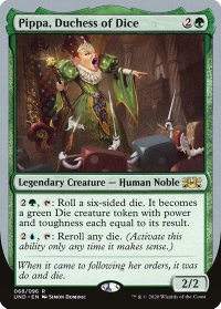 Pippa, Duchess of Dice - Unsanctioned (UND) #68 - Rare Magic: The Gathering Trading Card