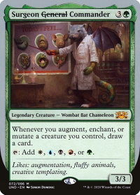 Surgeon ~General~ Commander - Unsanctioned (UND) #72 - Mythic Rare Magic: The Gathering Trading Card