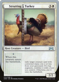 Strutting Turkey - Unsanctioned (UND) #14 - Uncommon Magic: The Gathering Trading Card