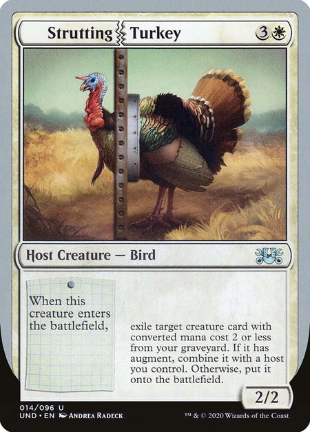Strutting Turkey - Unsanctioned Magic: The Gathering trading card