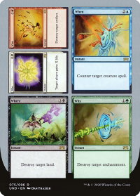 Who // What // When // Where // Why - Unsanctioned (UND) #75 - Rare Magic: The Gathering Trading Card