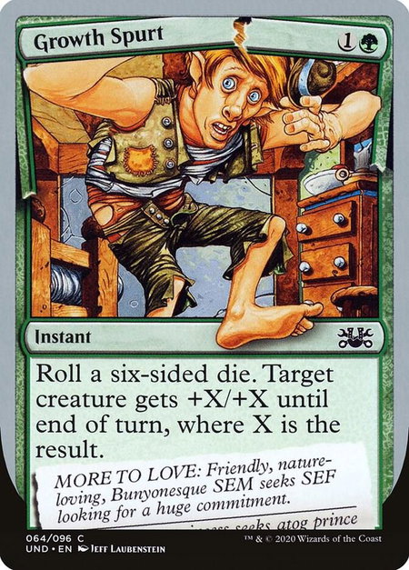 Growth Spurt - Unsanctioned Magic: The Gathering trading card