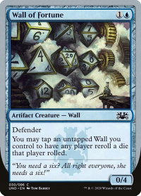 Wall of Fortune - Unsanctioned (UND) #30 - Common Magic: The Gathering Trading Card