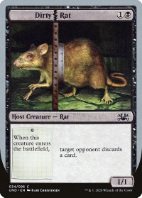 Dirty Rat - Unsanctioned (UND) #34 - Common Magic: The Gathering Trading Card