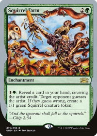 Squirrel Farm - Unsanctioned (UND) #71 - Rare Magic: The Gathering Trading Card