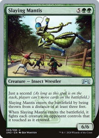 Slaying Mantis - Unsanctioned (UND) #69 - Uncommon Magic: The Gathering Trading Card