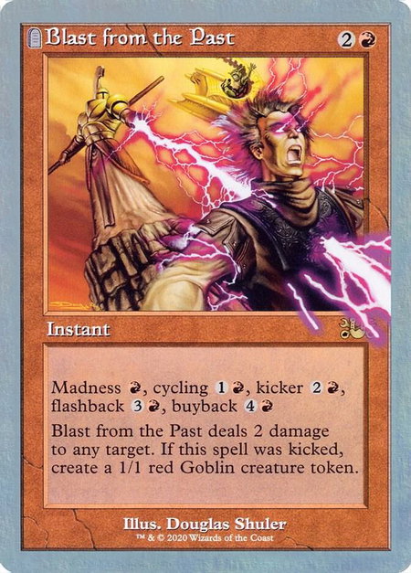 Blast from the Past - Unsanctioned Magic: The Gathering trading card