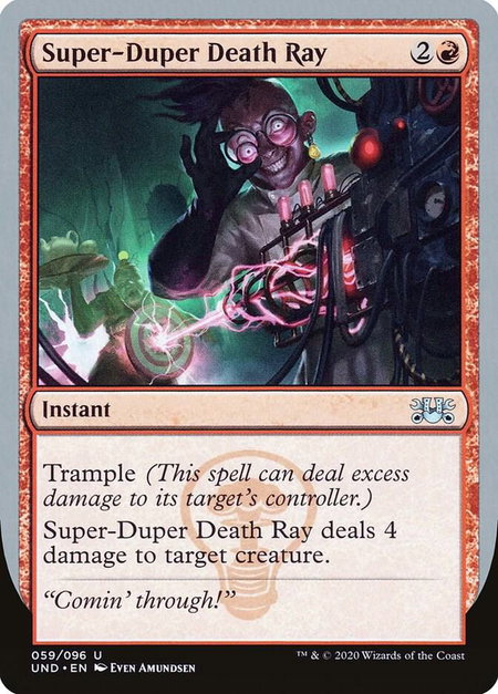 Super-Duper Death Ray - Unsanctioned Magic: The Gathering trading card