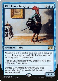 Chicken a la King - Unsanctioned (UND) #21 - Rare Magic: The Gathering Trading Card