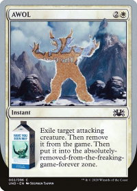 AWOL - Unsanctioned (UND) #2 - Common Magic: The Gathering Trading Card