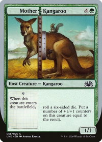 Mother Kangaroo - Unsanctioned (UND) #66 - Common Magic: The Gathering Trading Card