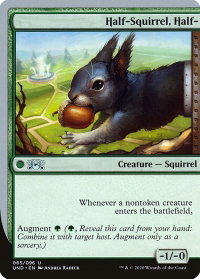 Half-Squirrel, Half- - Unsanctioned (UND) #65 - Uncommon Magic: The Gathering Trading Card