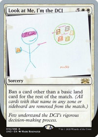 Look at Me, I'm the DCI - Unsanctioned (UND) #10 - Rare Magic: The Gathering Trading Card