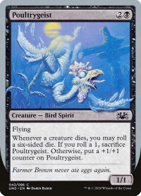 Poultrygeist - Unsanctioned (UND) #43 - Common Magic: The Gathering Trading Card