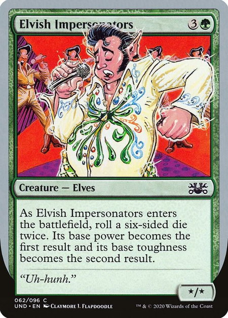 Elvish Impersonators - Unsanctioned Magic: The Gathering trading card