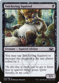 Snickering Squirrel - Unsanctioned (UND) #45 - Common Magic: The Gathering Trading Card