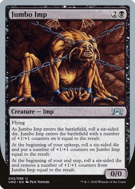 Jumbo Imp - Unsanctioned Magic: The Gathering trading card