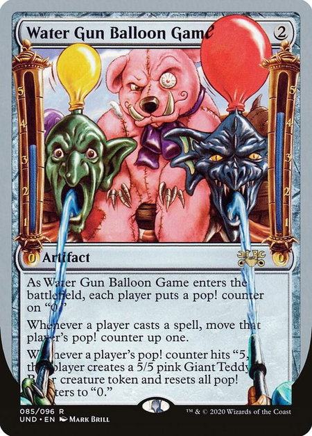 Water Gun Balloon Game - Unsanctioned Magic: The Gathering trading card