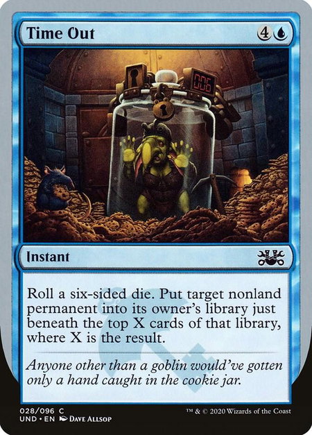 Time Out - Unsanctioned Magic: The Gathering trading card
