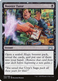 Booster Tutor - Unsanctioned (UND) #33 - Uncommon Magic: The Gathering Trading Card