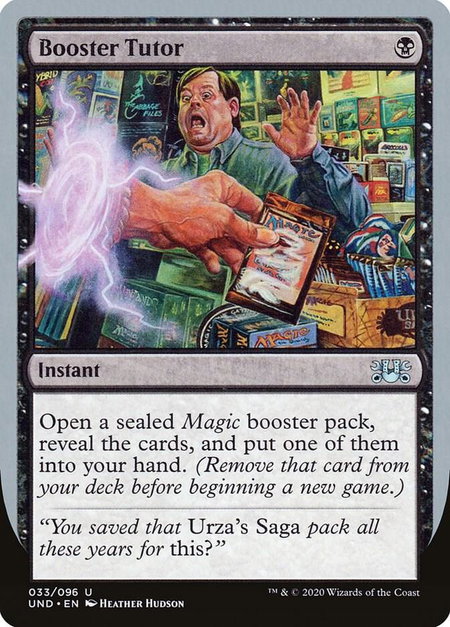 Booster Tutor - Unsanctioned Magic: The Gathering trading card