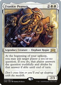 Frankie Peanuts - Unsanctioned (UND) #5 - Rare Magic: The Gathering Trading Card