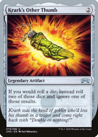 Krark's Other Thumb - Unsanctioned (UND) #79 - Uncommon Magic: The Gathering Trading Card