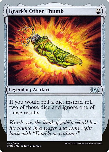 Krark's Other Thumb - Unsanctioned Magic: The Gathering trading card