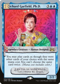 Richard Garfield, Ph.D. - Unsanctioned (UND) #26 - Rare Magic: The Gathering Trading Card