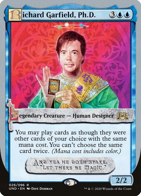 Richard Garfield, Ph.D. - Unsanctioned Magic: The Gathering trading card