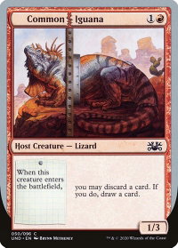 Common Iguana - Unsanctioned (UND) #50 - Common Magic: The Gathering Trading Card