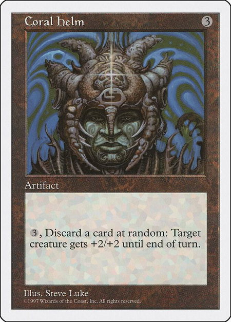 Coral Helm - Fifth Edition Magic: The Gathering trading card