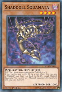 Shaddoll Squamata - Structure Deck: Shaddoll Showdown (SDSH) #SDSH-EN006 - Common / Short Print YuGiOh Trading Card