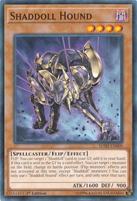 Shaddoll Hound - Structure Deck: Shaddoll Showdown (SDSH) #SDSH-EN009 - Common / Short Print YuGiOh Trading Card