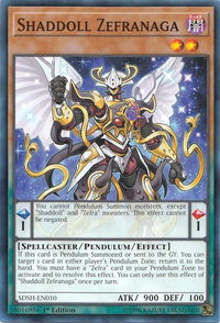 Shaddoll Zefranaga - Structure Deck: Shaddoll Showdown (SDSH) #SDSH-EN010 - Common / Short Print YuGiOh Trading Card