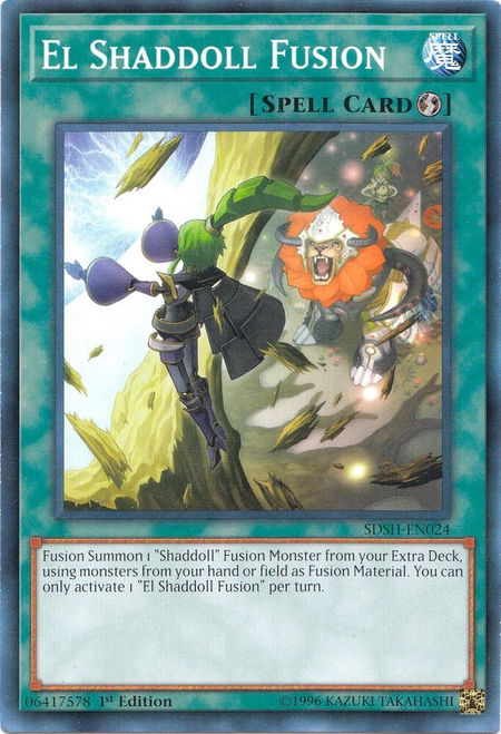 El Shaddoll Fusion - Structure Deck: Shaddoll Showdown YuGiOh trading card