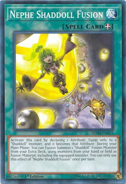 Nephe Shaddoll Fusion trading card from Structure Deck: Shaddoll Showdown Nephe Shaddoll Fusion - Structure Deck: Shaddoll Showdown YuGiOh trading card