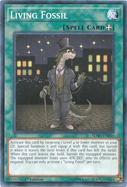 Living Fossil trading card from Structure Deck: Shaddoll Showdown Living Fossil - Structure Deck: Shaddoll Showdown YuGiOh trading card