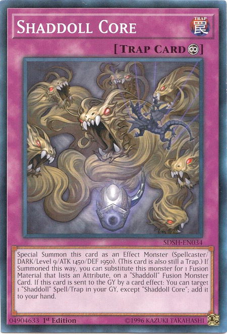 Shaddoll Core - Structure Deck: Shaddoll Showdown YuGiOh trading card