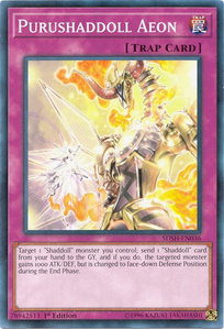 Purushaddoll Aeon - Structure Deck: Shaddoll Showdown (SDSH) #SDSH-EN036 - Common / Short Print YuGiOh Trading Card