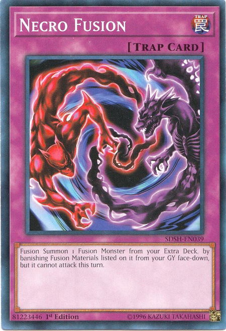 Necro Fusion trading card from Structure Deck: Shaddoll Showdown Necro Fusion - Structure Deck: Shaddoll Showdown YuGiOh trading card