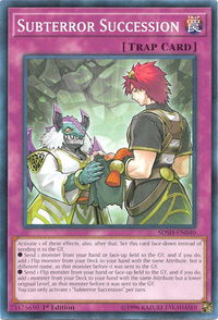 Subterror Succession - Structure Deck: Shaddoll Showdown (SDSH) #SDSH-EN040 - Common / Short Print YuGiOh Trading Card