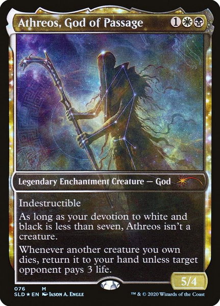 Athreos, God of Passage trading card from Secret Lair Drop Series Athreos, God of Passage - Secret Lair Drop Series Magic: The Gathering trading card