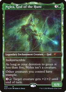 Nylea, God of the Hunt - Secret Lair Drop Series (SLD) #80 - Mythic Rare Magic: The Gathering Trading Card