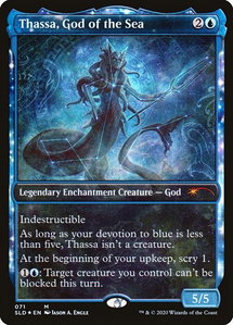 Thassa, God of the Sea - Secret Lair Drop Series (SLD) #71 - Mythic Rare Magic: The Gathering Trading Card