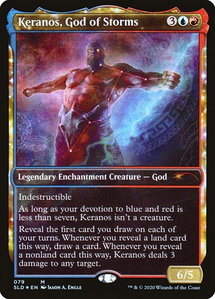 Keranos, God of Storms - Secret Lair Drop Series (SLD) #79 - Mythic Rare Magic: The Gathering Trading Card