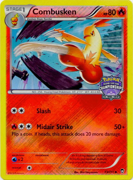 Combusken - 13/111 (State Championships) - League & Championship Cards Pokémon trading card